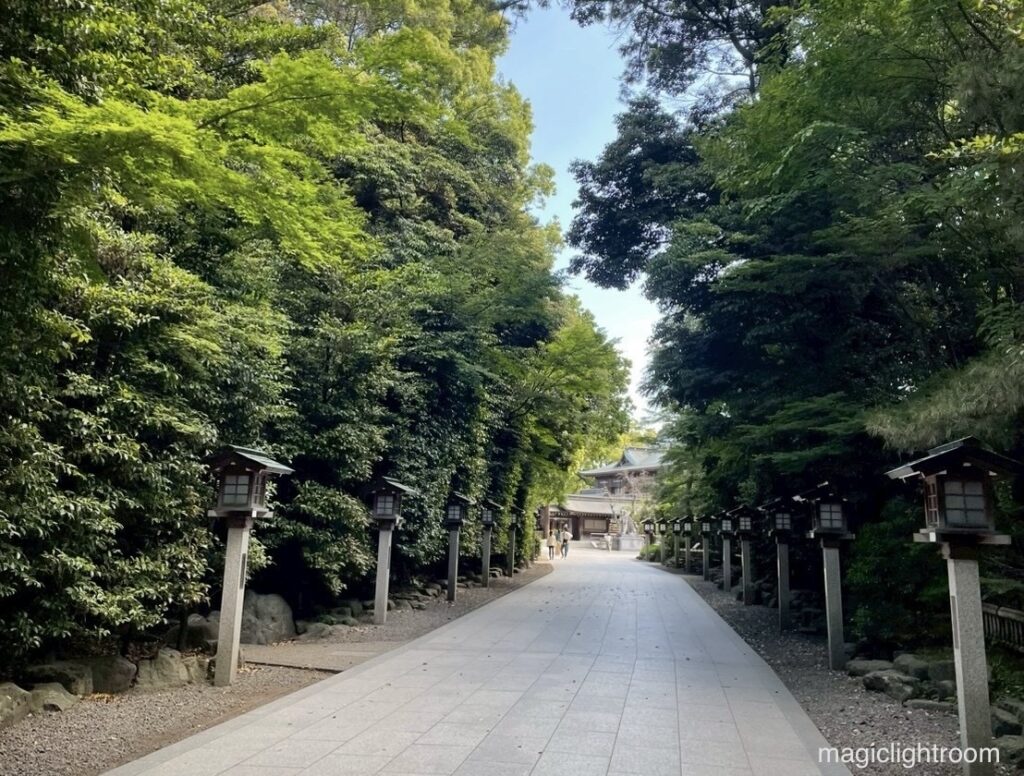 寒川神社 参道