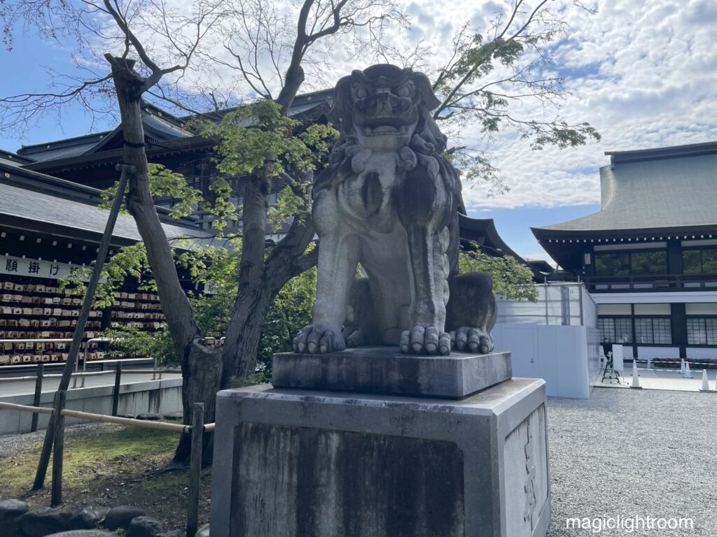 寒川神社 狛犬さん