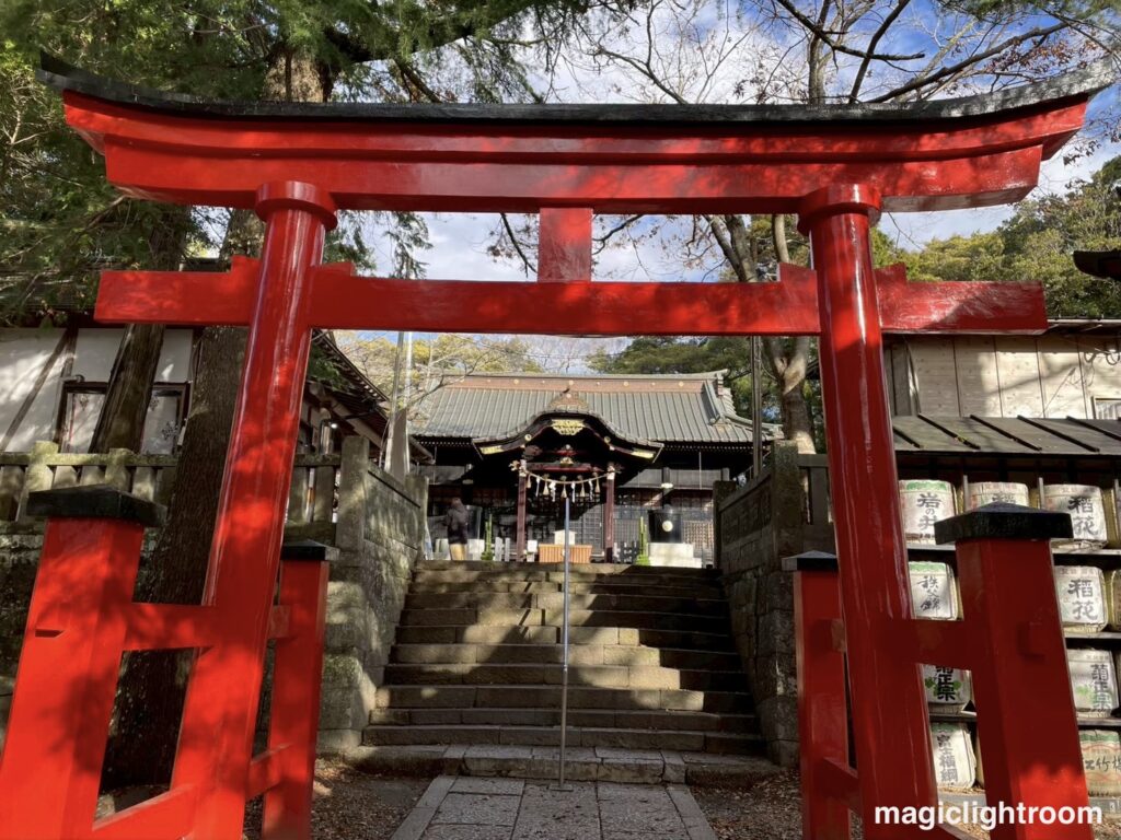 玉前神社 鳥居 社殿