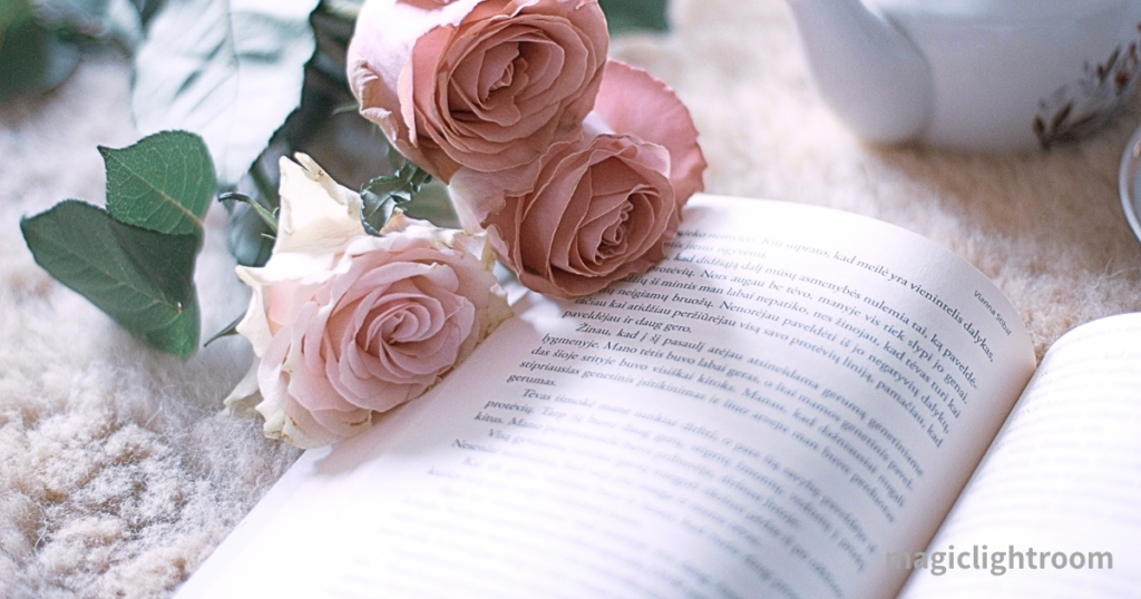 書籍と薔薇